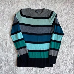 The Limited lightweight striped crew neck sweater